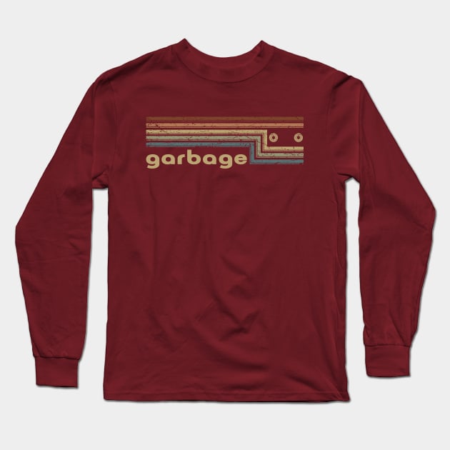 Garbage Cassette Stripes Long Sleeve T-Shirt by casetifymask